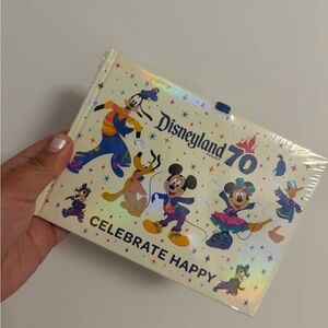Disney Disneyland 70 Celebrate Happy autograph book sealed